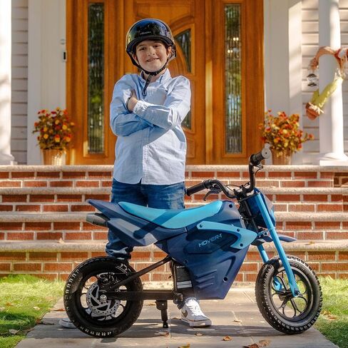 HOVER-1 My First Dirt Bike بمحرك بقوة 300 واط، وسرعة قصوى تبلغ 9 ميل في الساعة، ومدى 9 أميال، وإطارات للطرق الوعرة مقاس 12.5 بوصة in Saudi Arabia