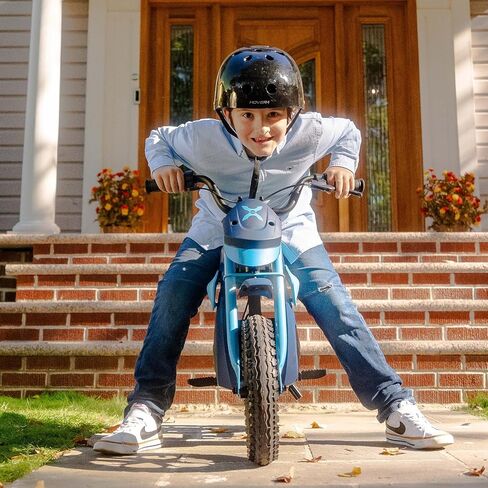 HOVER-1 My First Dirt Bike بمحرك بقوة 300 واط، وسرعة قصوى تبلغ 9 ميل في الساعة، ومدى 9 أميال، وإطارات للطرق الوعرة مقاس 12.5 بوصة in Saudi Arabia