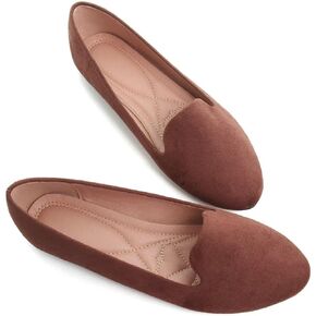 Stunner Women's Flats Classic Candy Colored Cute Slip On Ballet Shoes Soft Solid Dress Flat Shoes