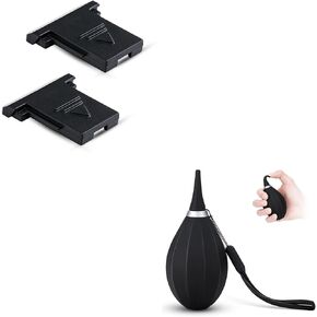 JJC Hot Shoe Cover with Soft-Tipped Nozzle Camera Air Blower for Canon EOS R100 R5 R6 RP 90D 80D 6D Mark II 7D Mark II M50 M6 Mark II