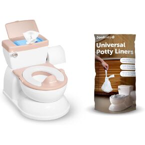 Real Feel 2-in-1 Potty (Pink) + Disposable Potty Liners