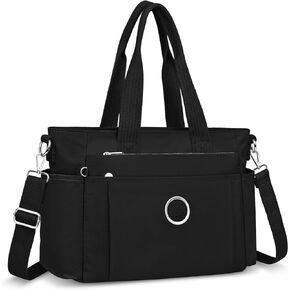 Large Tote Bag for Women, Waterproof Nylon Crossbody Tote Bag Shoulder Bag Carry On Bags for Travel Work Gym