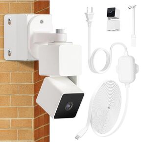 25FT Power Adapter & Corner Wall Mount for WYZE Cam Pan V3/V2