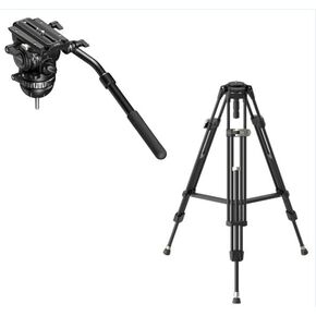 SmallRig AD-80 FreeBlazer Heavy-Duty Tripod and PH8 Professional Fluid Video Head