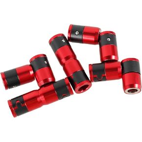 10Pcs Magnetic Screw Ring Holders Bit Magnetizer Ring 1/4inch Metal Magnetizer Screw Ring Screw Magnetic Holder Replacement for Hex Screwdriver and Power Bits