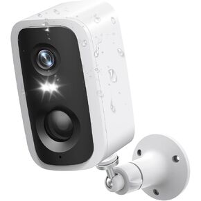 Security Cameras Wireless Outdoor, 2K HD Battery Powered Cameras for Home Security Outside EseeCloud, 2.4G WiFi Surveillance Indoor AI Motion Detection Spotlight Night Vision 2-Way Talk Waterproof