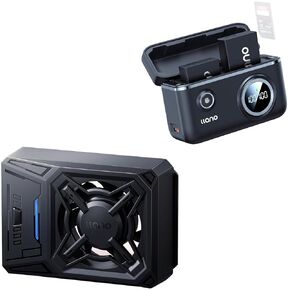 llano LP-E17 Battery Fast Dual USB Charger Set and Camera Cooling Fan