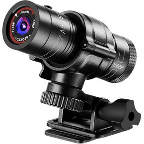 Motorcycle Helmet Camera, HD 1080P Sports Mountain Bike Bicycle Motorbike Helmet Video Camera, 120° Wide Angle Outdoor DV Camcorder Video Recorder Action Camera