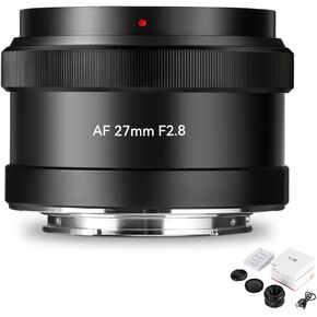 7ARTISANS AF 27mm F2.8 for Fuji X, APS-C Lens Compatible with Fuji X-Mount Cameras X-A5 X-A7 X-M1 X-M2 X-E4 X-T1 X-T10 X-T2 X-T20 X-T3 X-T100 X-T200 X-T30 X-Pro1 X-Pro2 X-Pro3 X-E1