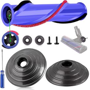 [Only For Driveshaft with 4-Hongs]Roller Brush Bar Kit Replacement for Dyson V7 V6 DC59 Vacuum Cleaner Accessories Motorhead for SV11 SV03 SV04 SV05 SV09 Part,attachments Ball Wheel