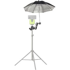Fotoleey Weather Guard Umbrella Kit for Xbotgo, Smartphones & Digital Cameras, 50cm Open Diameter, Sun & Rain Protection, 360° Adjustable Clamp, Easy to Install