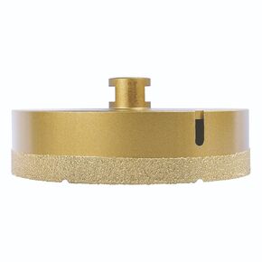 Diamond Core Drill Bits 1-3/8 Inch (35mm) Tile Hole Saws Vacuum Brazed Diamond Hole Saw for Tiles Porcelain Ceramic Glass Marble Brick Granite Quartz, Dry or Wet Use, 5/8-11 Thread