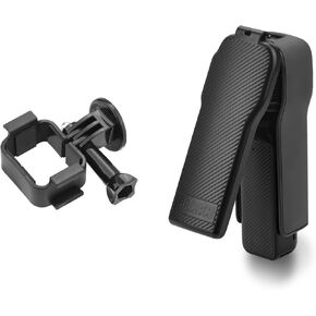 Pocket 3 Extension Adapter & Cover Case, Dual Cold Shoe Mount Camera Extender Frame for DJI Osmo Pocket 3 Creator Combo Handle and Gimbal Flip Protective Cover Lens Protector Cap Holds 3 Filters