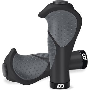 CyclingDeal Mountain Bike Grips Bicycle Handlebar Grips - Ergonomic Bike Grips Anti-Slip Design for MTB Grips - Soft Gel Bike Handlebar Grips - Quality Bike Handle Grips