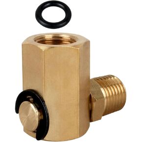 50310 Swivel Joint for Side Winder Air Hose Reel 1/4'' FPT * 1/4'' MPT 90 Deg Swivel Fitting