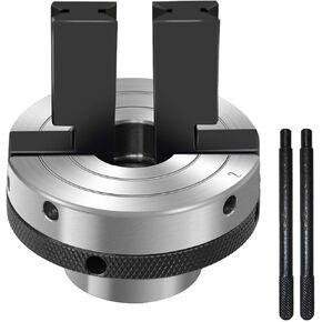 3-1/4 inch 2-Jaws Pen Drilling Wood Lathe Chuck with 1" X 8TPI Headstock Thread, Dedicated Reversible Self-Centering Pen Drilling Lathe Chuck for Woodturning Pen Turning Lathe