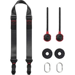 JAYVX Quick Release Camera Strap for DSLR/Mirrorless - Instant Detach Safety Lock, Universal Compatible with Canon Nikon Sony, Adjustable Neck Strap (Easy Install & compatible PD)