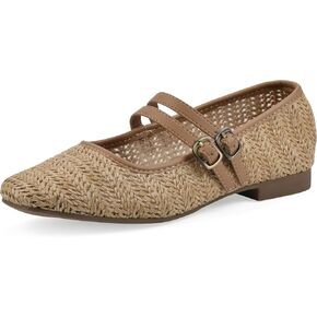 WHITE MOUNTAIN Women's Bocage Double-Strap Flat