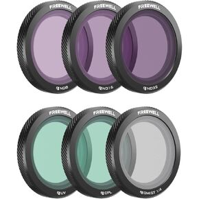 Freewell Magnetic Filters for Neo 6-Pack ND8, ND16, ND32, CPL, UV, Glow Mist 1/4