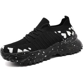 Women's Slip On Walking Shoes Lightweight Breathable Comfortable Tennis Sneakers for Workout Gym Cross Training Casual Platform Fashion Sneaker