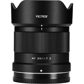 VILTROX 25mm f/1.7 Z, 25mm F1.7 APS-C Auto Focus Lens for Z-Mount Cameras, Large Aperture Camera Lens for Nikon Zfc Z30 Z50 Z8 Z8II Z7 Z7II Z6 Z6II Z5 Z9