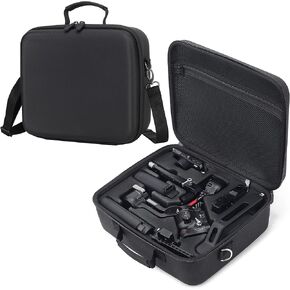 RS 4 Mini Carrying Case, Waterproof Portable PU leather Storage Shoulder Bag Travel Case for DJI RS 4 Mini Creator Combo Gimbal Lightweight Stabilizer & Accessories in Kuwait