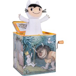KIDS PREFERRED Where The Wild Things are Max Jack-in-The-Box - Musical Toy for Babies, 6.5"