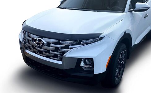 غطاء فتحة التهوية التلقائي [AVS] واقي غطاء محرك السيارة Bugflector II | يناسب 2022 - 2024 هيونداي سانتا كروز، عالي الجودة - دخان | 25866 in Kuwait