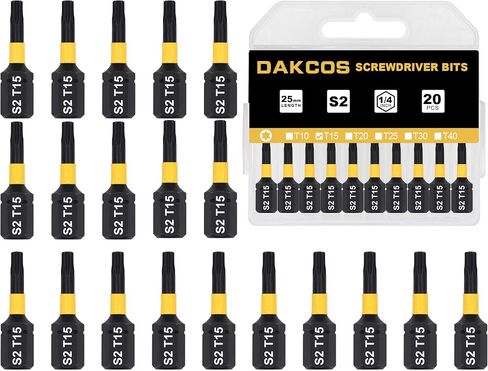 مجموعة بت TROX TORX ، 20 قطعة S2 S2 STELLE STEEL 1 بوصة 1 بوصة الإدراج قطع البراغي hex سداسي مع فتحة إطلاق سريعة in Kuwait