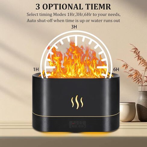 LOVME 450 مل ناشر اللهب - ناشر الزيوت العطرية - ناشر البركان - مع جهاز التحكم عن بعد، مكبر صوت بلوتوث ووظيفة الضوضاء البيضاء، ناشر حريق مرطب اللهب لغرفة النوم والمكتب واليوجا وصالة الألعاب الرياضية in Saudi Arabia