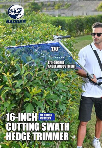 40V Cordless Weed Wacker, String Trimmer/Edger, Pole Saw, Hedge Trimmer and Brush Cutter Blade, Attachment Capable 4-in-1 Multi-Tool Kit with 2 * 20V 4Ah Battery and 1*Charger in Saudi Arabia