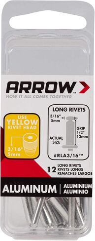 Arrow Fastener RSA3/16IP Short Aluminum 3/16-Inch Rivets, 50-Pack in Saudi Arabia