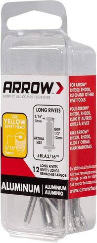 Arrow Fastener RSA3/16IP Short Aluminum 3/16-Inch Rivets, 50-Pack in Saudi Arabia