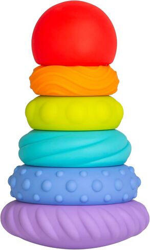 Ubbi Joinibble Teether for Babies, Food-Grade Platinum Silicone, Soothes Teething and Massages Gums, BPA and PVC-Free, Easter Basket Stuffer, Pink in Saudi Arabia
