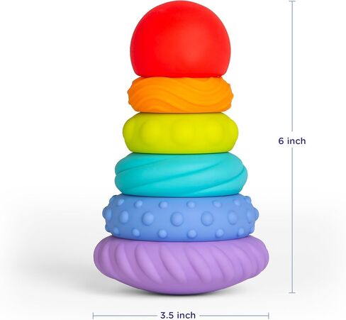 Ubbi Joinibble Teether for Babies, Food-Grade Platinum Silicone, Soothes Teething and Massages Gums, BPA and PVC-Free, Easter Basket Stuffer, Pink in Saudi Arabia