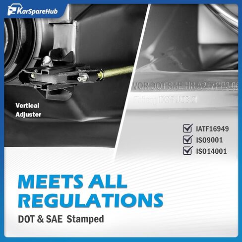 Headlights Assembly for 2006-2008 Dodge Ram 1500/2500/3500; 2009 Dodge Ram 2500/3500 Old Body Style Only Headlamp Driver & Passenger Side in Kuwait