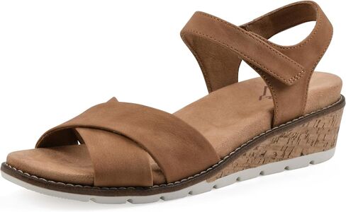 المنحدرات من White Mountain Women's Tinna Cork Wedge Sandal in Kuwait