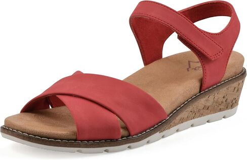 المنحدرات من White Mountain Women's Tinna Cork Wedge Sandal in Kuwait