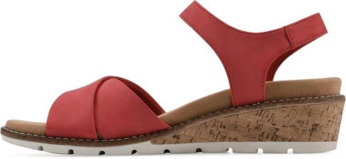 المنحدرات من White Mountain Women's Tinna Cork Wedge Sandal in Kuwait