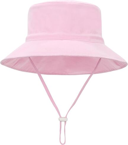 American Trends Kids Sun Hat Toddler Wide Brim و UPF 50+ حماية من أشعة الشمس للبنين الفتيات 6 أشهر-8 سنوات in Saudi Arabia