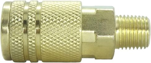 10 Pcs Brass 1/4 Inch NPT Brass Female Air Hose Quick Connect Adapter,Air Coupler and Plug Kit,Air Compressor Fittings in Kuwait