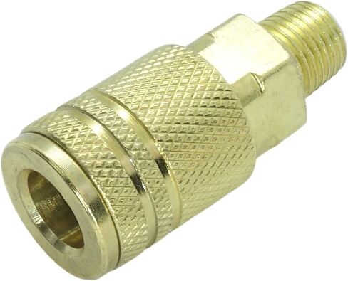 10 Pcs Brass 1/4 Inch NPT Brass Female Air Hose Quick Connect Adapter,Air Coupler and Plug Kit,Air Compressor Fittings in Kuwait