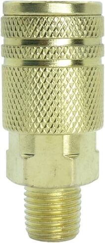 10 Pcs Brass 1/4 Inch NPT Brass Female Air Hose Quick Connect Adapter,Air Coupler and Plug Kit,Air Compressor Fittings in Kuwait