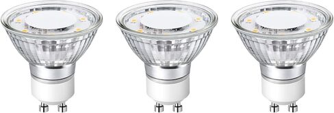 LE GU10 LED Light Bulbs Non-Dimmable, 5000K Daylight White GU10 Bulb Replacement for Recessed Track Lighting, 4W LED Bulbs with 100°Flood Beam for Kitchen, Range Hood, Living Room, Bedroom, 6 Pack in Saudi Arabia