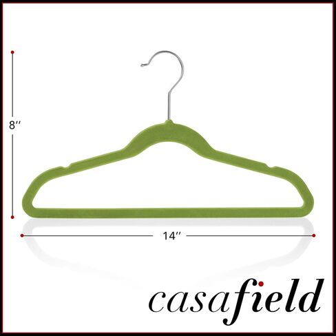 شماعات Casafield 50 Velvet Kid - بحجم 14 بوصة لملبس الأطفال - العاج in Kuwait