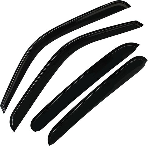Smoke Window Visors Compatible with 2003-2009 Toyota 4Runner Sun Rain Guards Wind Deflectors 4pc 94924 in Kuwait