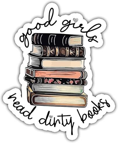 3PCS Good Girls Read Dirty Books Sticker Funny Gift for Him,Husband,Boyfriend,Dad, Emerican Hard Hat Stickers Helmet Funny Sticker, Co-Workers Sticker 3in in Saudi Arabia