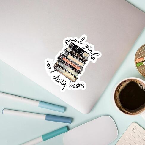 3PCS Good Girls Read Dirty Books Sticker Funny Gift for Him,Husband,Boyfriend,Dad, Emerican Hard Hat Stickers Helmet Funny Sticker, Co-Workers Sticker 3in in Saudi Arabia