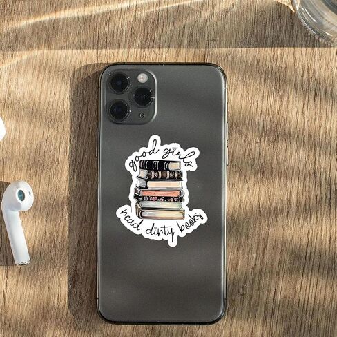 3PCS Good Girls Read Dirty Books Sticker Funny Gift for Him,Husband,Boyfriend,Dad, Emerican Hard Hat Stickers Helmet Funny Sticker, Co-Workers Sticker 3in in Saudi Arabia