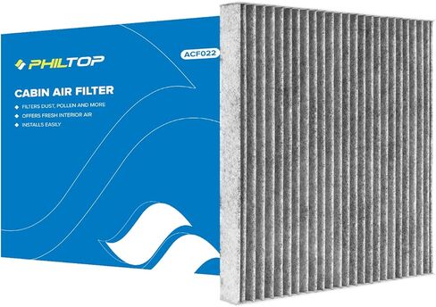 PHILTOP ACF047 (CF12160) فلتر هواء كابينة ممتاز، بديل لكونا (2018-2021)، توكسون (2016-2021)، مكان (2020-2021)، سيلتوس (2021)، سول (2020-2021)، سبورتاج (2017-2022) ) in Kuwait